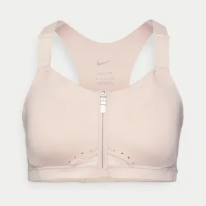 Nike Women's Dri-FIT Alpha High Support Padded Zip Front Sports Bra Small (A-C)