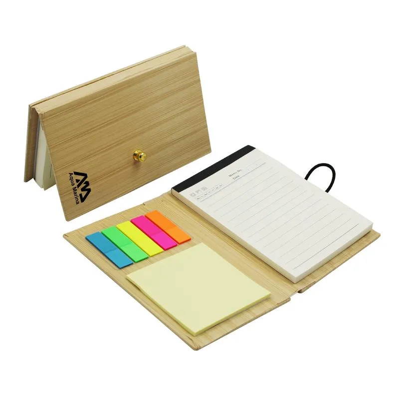Notepad Set With Button Loop Closure