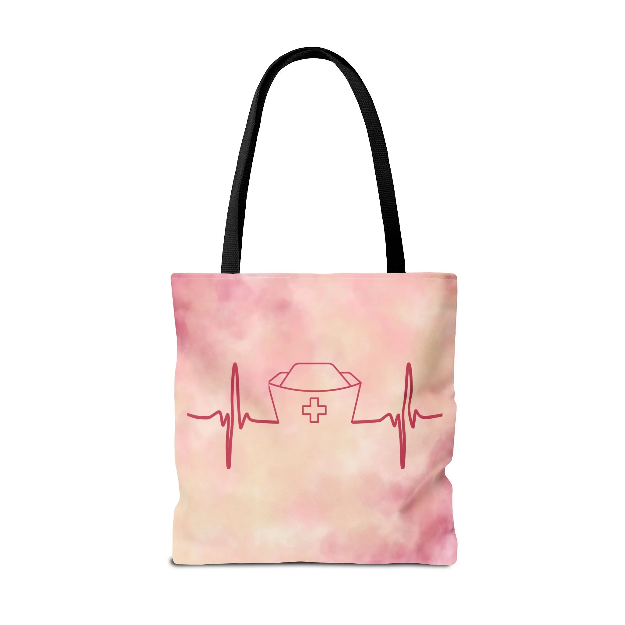 Nurse Heartbeat Tote Bag (AOP)