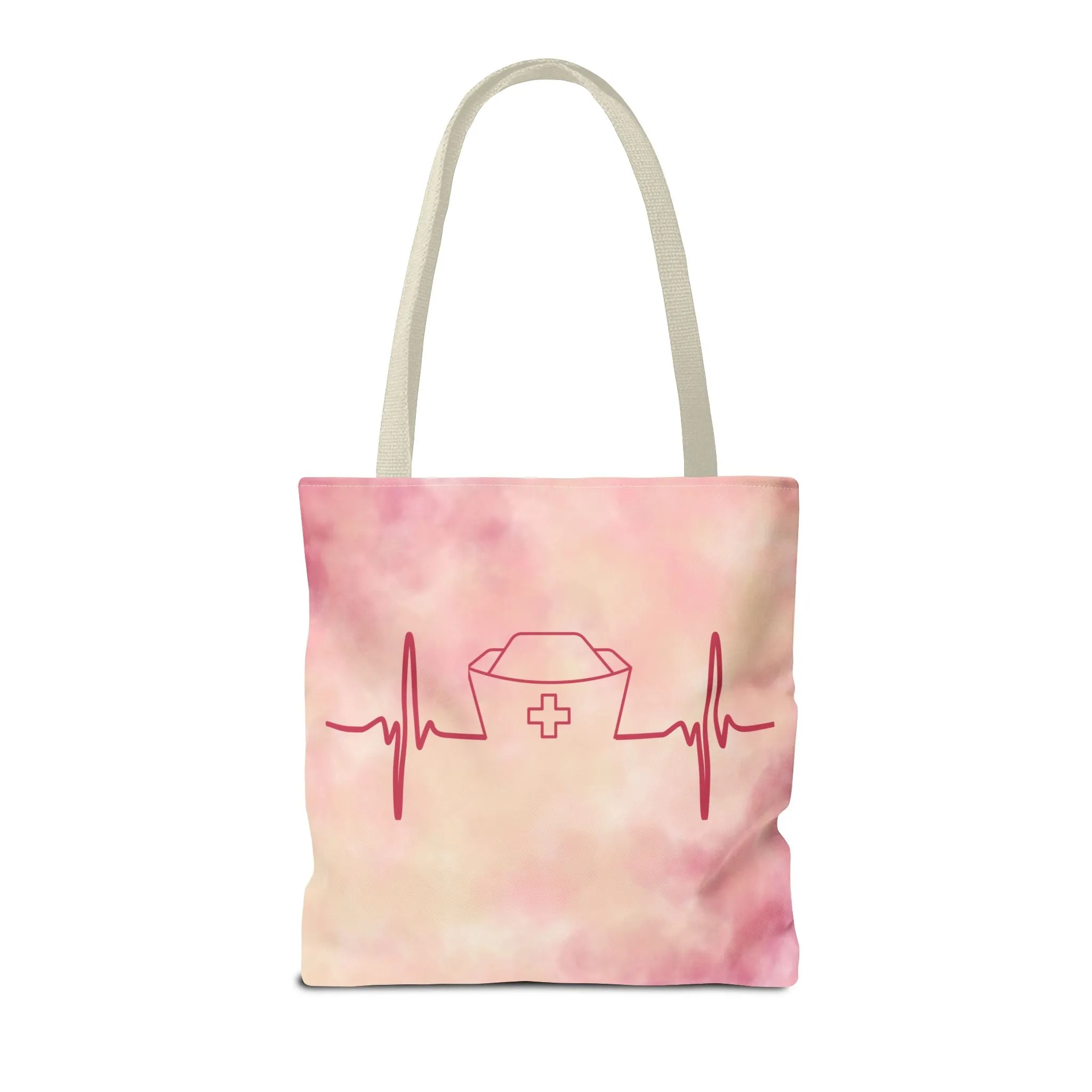 Nurse Heartbeat Tote Bag (AOP)