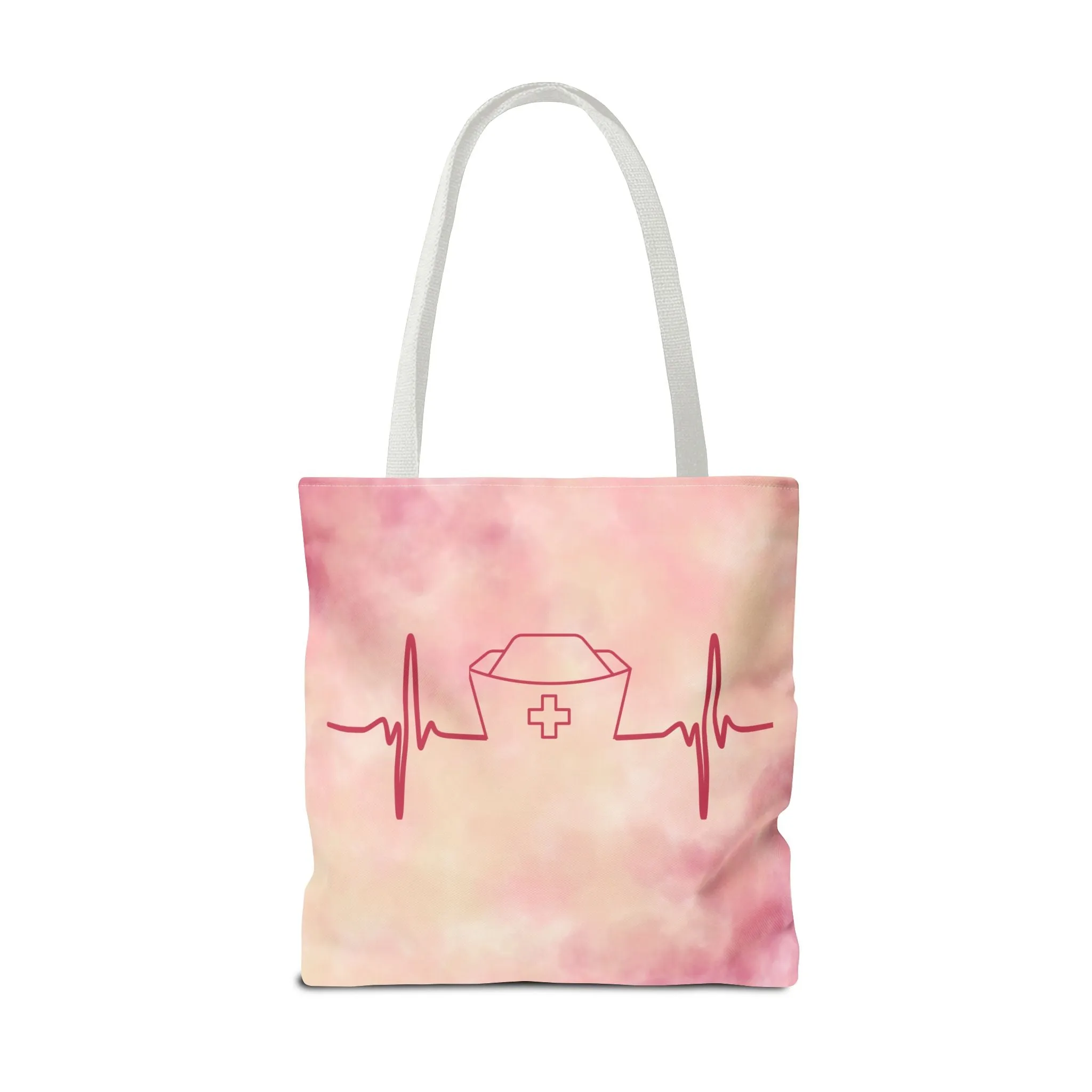 Nurse Heartbeat Tote Bag (AOP)