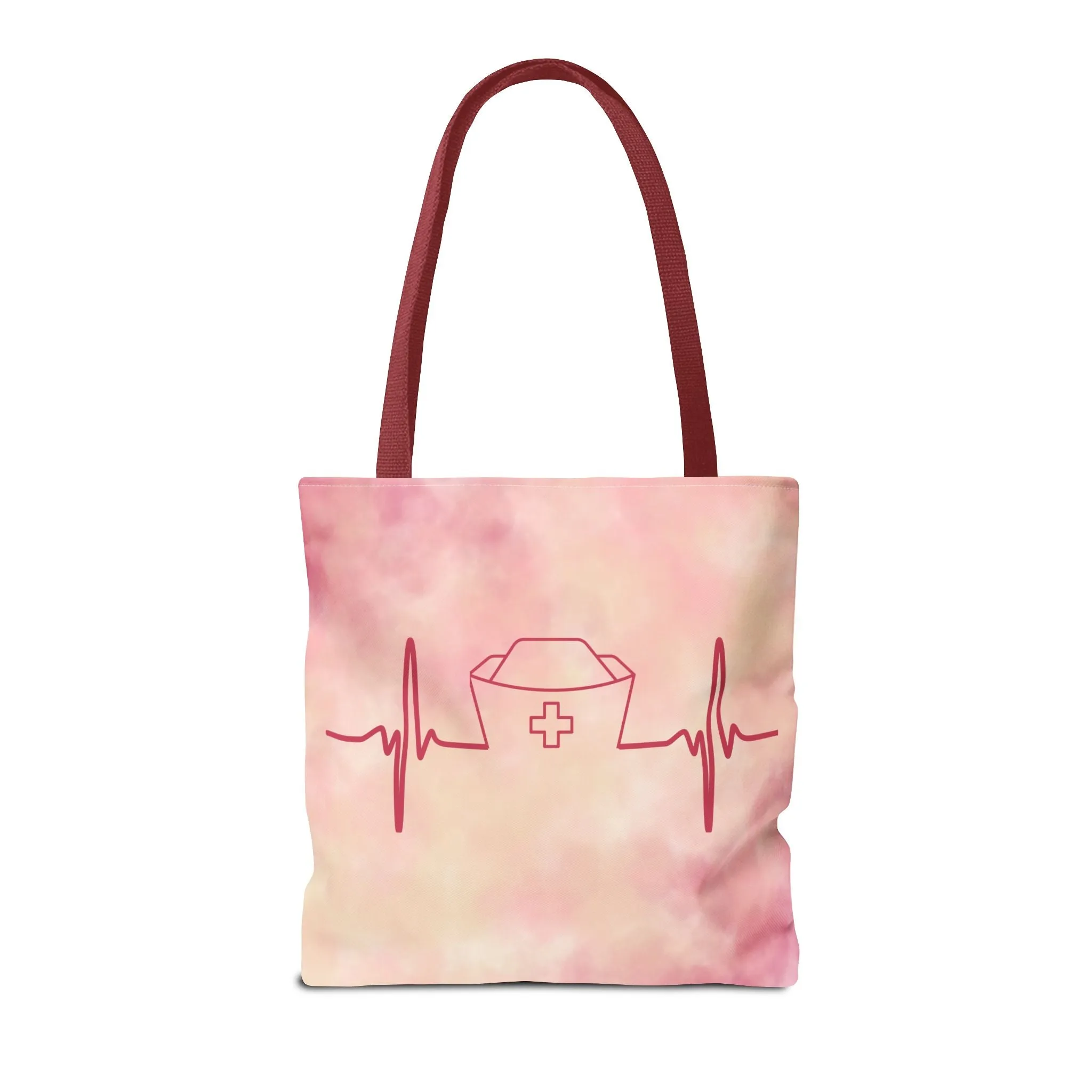 Nurse Heartbeat Tote Bag (AOP)