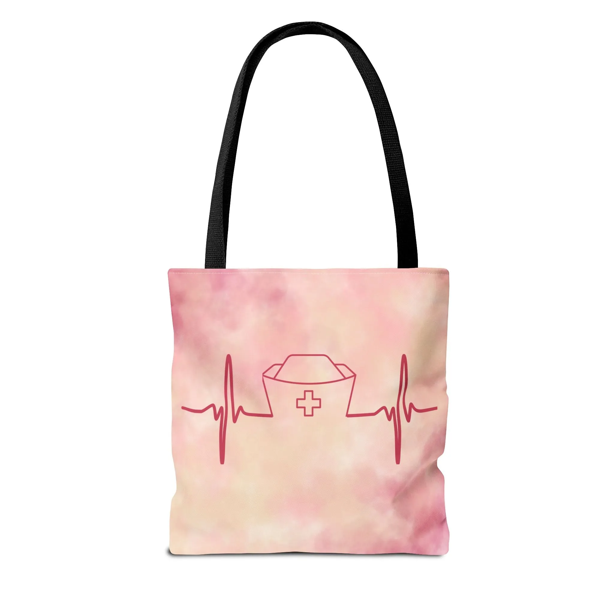 Nurse Heartbeat Tote Bag (AOP)
