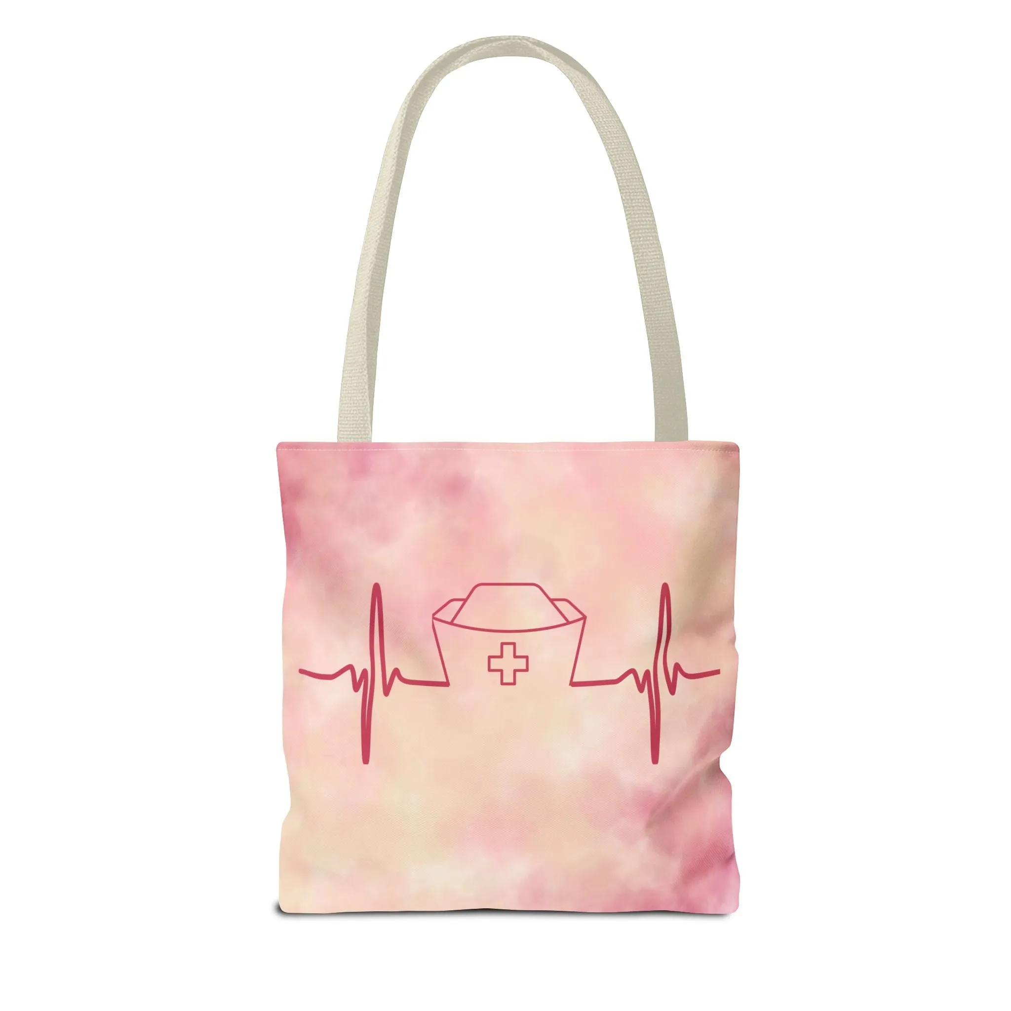 Nurse Heartbeat Tote Bag (AOP)
