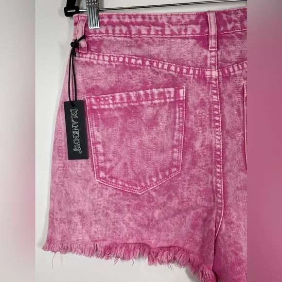 NWT BLANKNYC Women’s The Reeve High Rise Ribcage Short in Flamingo Size 30