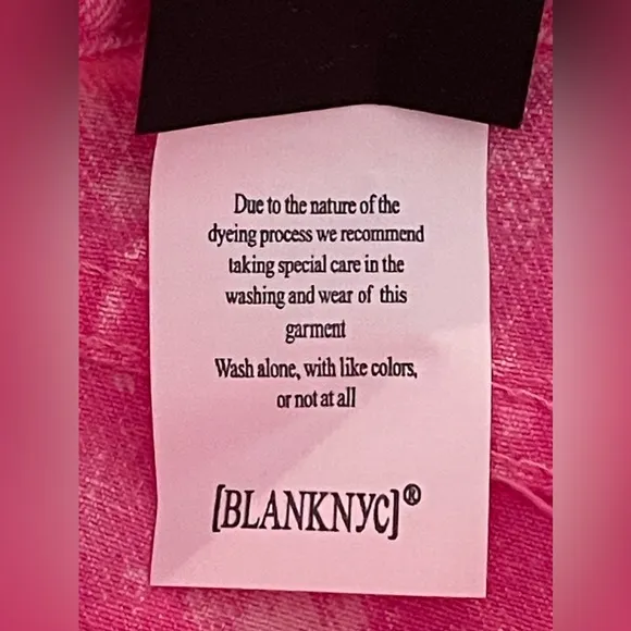 NWT BLANKNYC Women’s The Reeve High Rise Ribcage Short in Flamingo Size 30