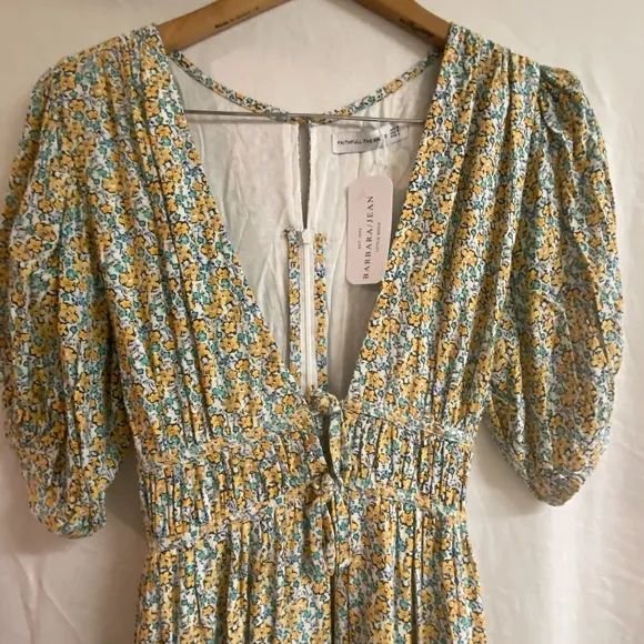 NWT Faithfull The Brand Patrinico Midi Dress