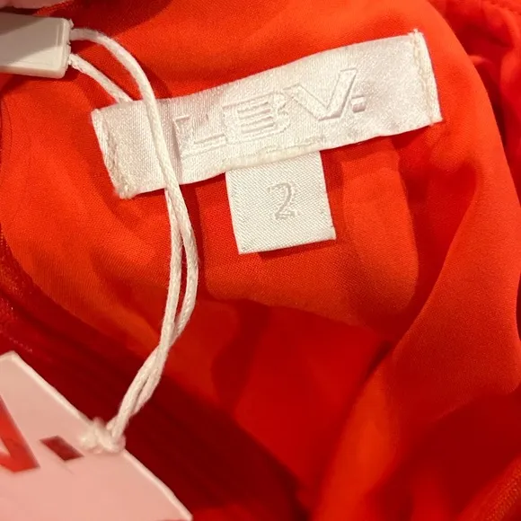 NWT Flame Crepe Mini Dress