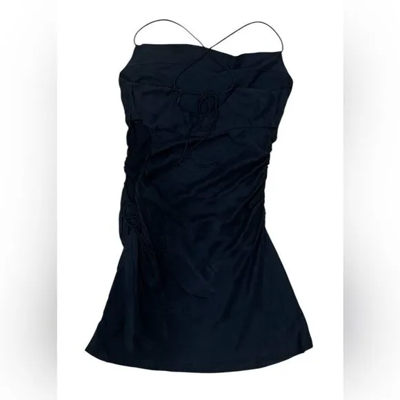 **NWT** FOR LOVE &amp; LEMONS SZ Medium KYRA MINI CUTOUT DRESS IN BLACK$182