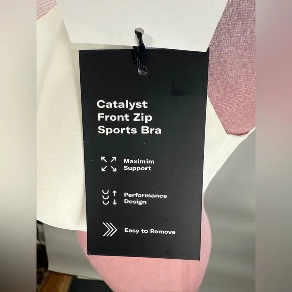 NWT Knix Catalyst Front Zip Sports Bra