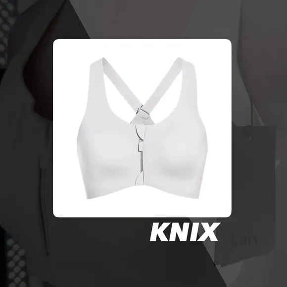 NWT Knix Catalyst Front Zip Sports Bra