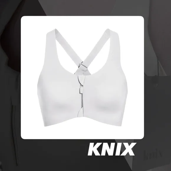 NWT Knix Catalyst Front Zip Sports Bra