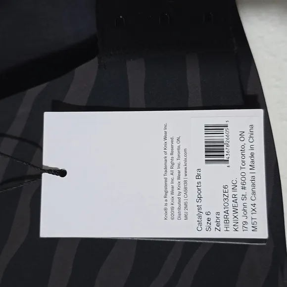 NWT Knix Catalyst Front Zip Sports Bra