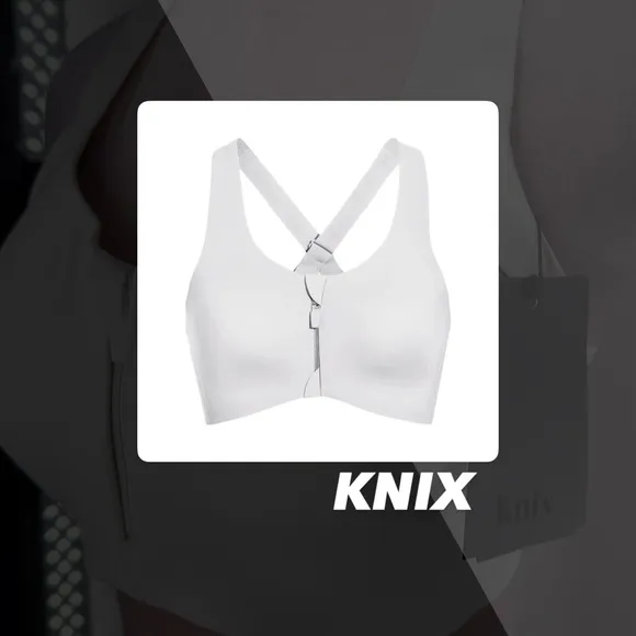 NWT Knix Catalyst Front Zip Sports Bra