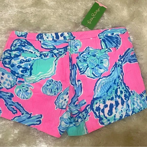 NWT Lilly Pulitzer Adie Shorts Pink Pout Barefoot Princess 🦄 sz 2