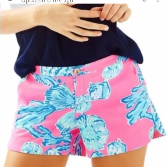 NWT Lilly Pulitzer Adie Shorts Pink Pout Barefoot Princess 🦄 sz 2