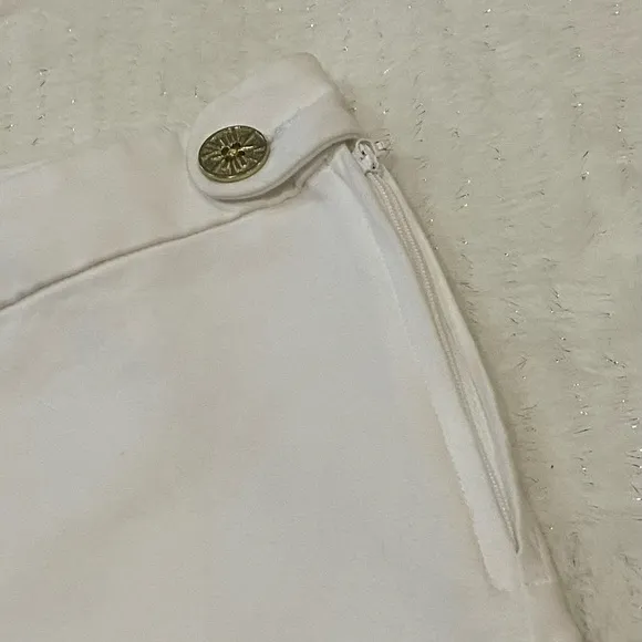 NWT Lilly Pulitzer ALESSI STRETCH SHORTS white size 16