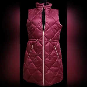 NWT Liz Claiborne size S burgundy vest