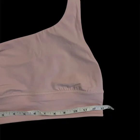 NWT, Lululemon, Align Asymmetrical Bra, Sz 8 Cups A / B , Soft Pink