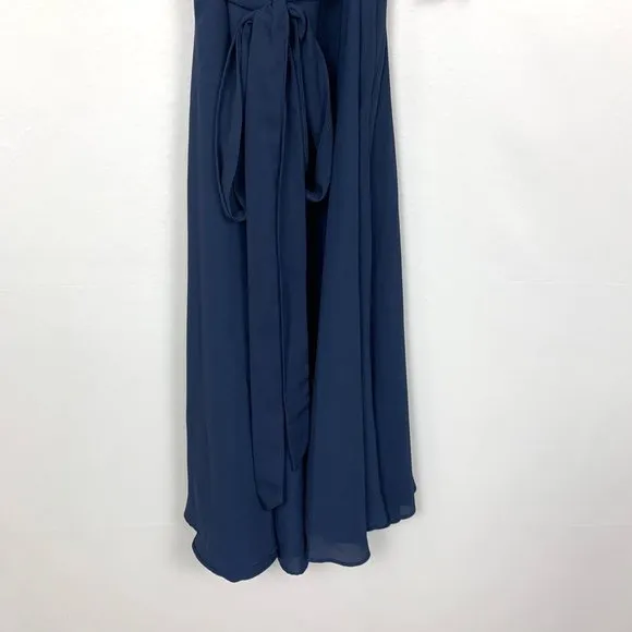 NWT Nanette Lepore Sleeveless Button Down Pintuck Pleat Waist Tie Midi Dress