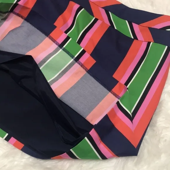 NWT Trina Turk Free Time Stripe Mini Skirt SZ 4