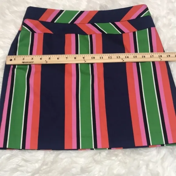 NWT Trina Turk Free Time Stripe Mini Skirt SZ 4