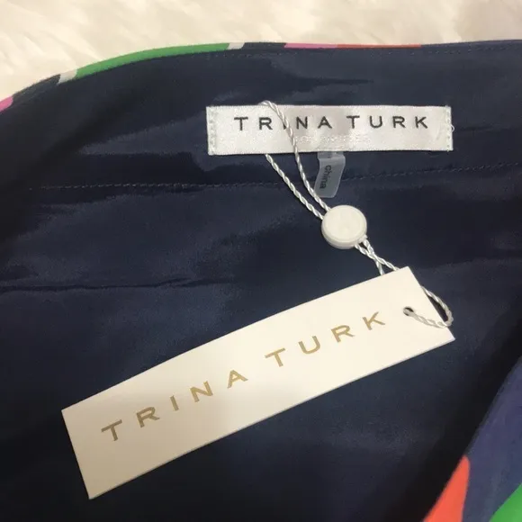 NWT Trina Turk Free Time Stripe Mini Skirt SZ 4