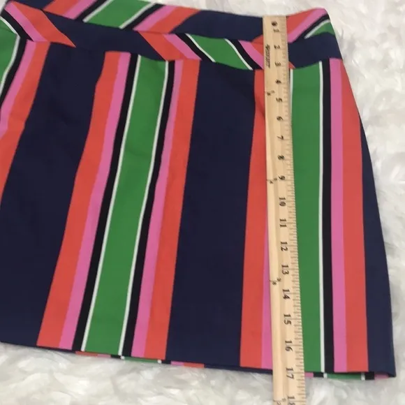 NWT Trina Turk Free Time Stripe Mini Skirt SZ 4