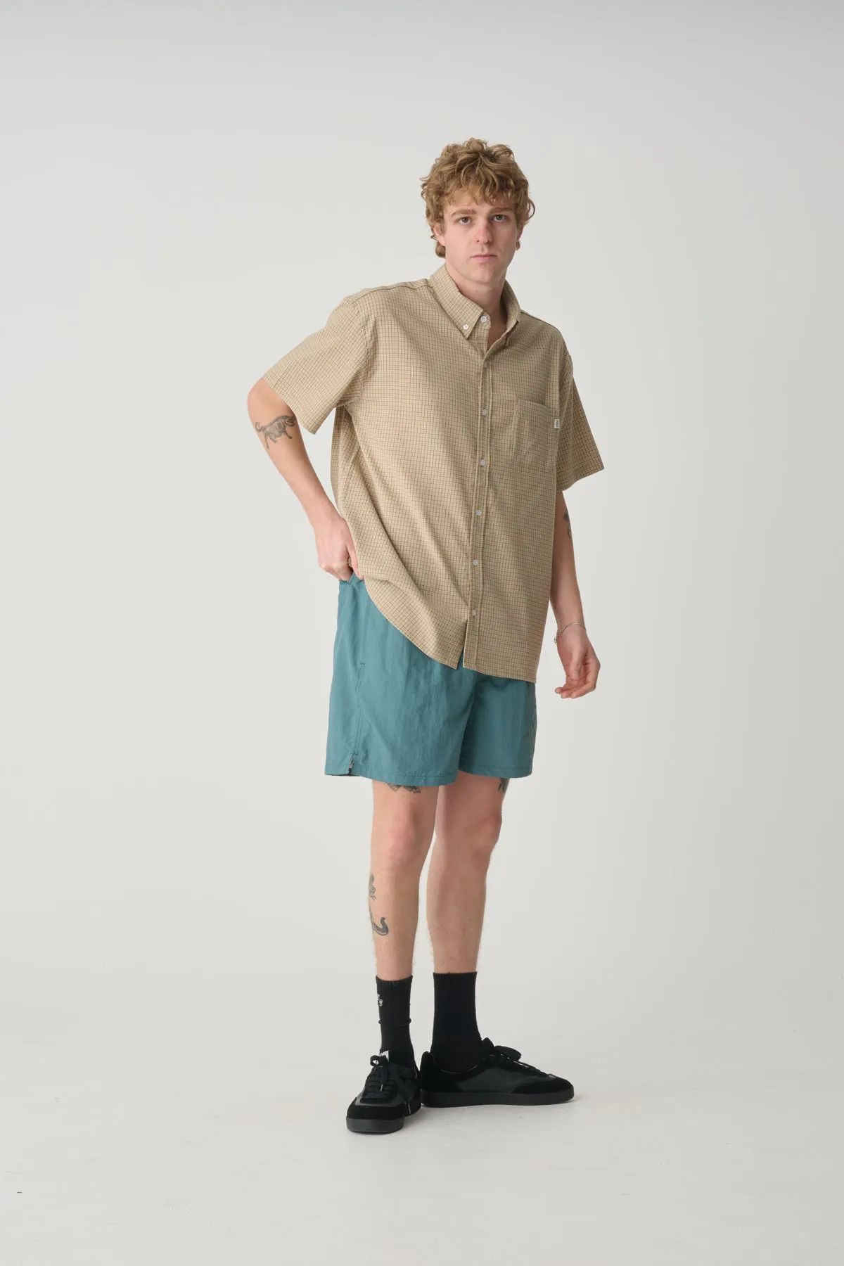 NYLON KING COAST BOXER - DARK SAGE GREEN