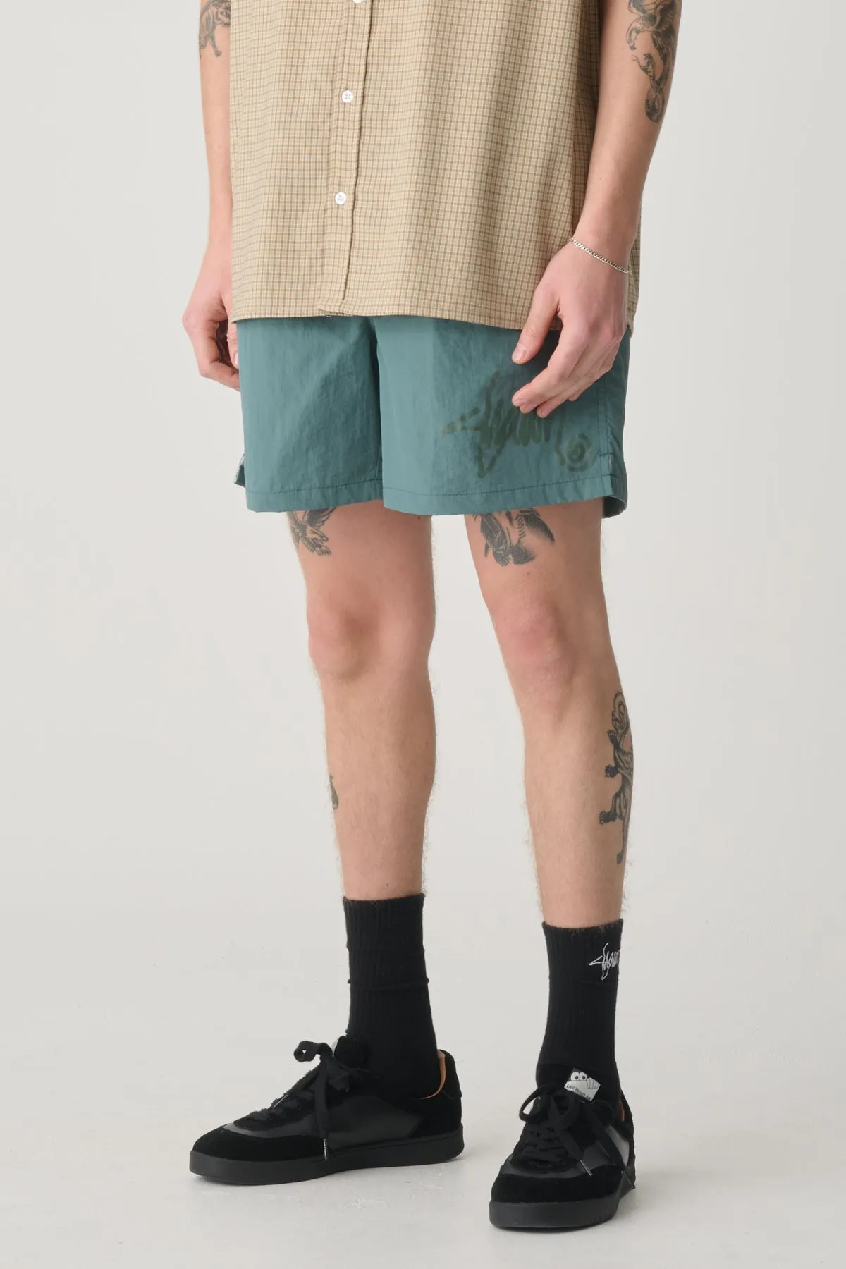 NYLON KING COAST BOXER - DARK SAGE GREEN