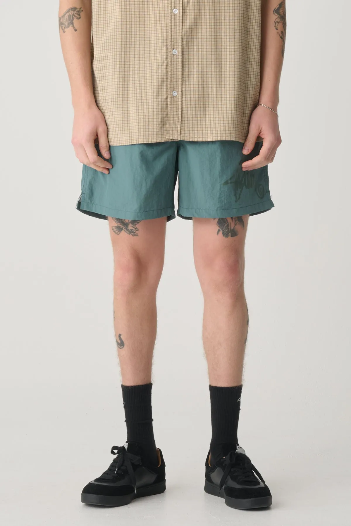 NYLON KING COAST BOXER - DARK SAGE GREEN