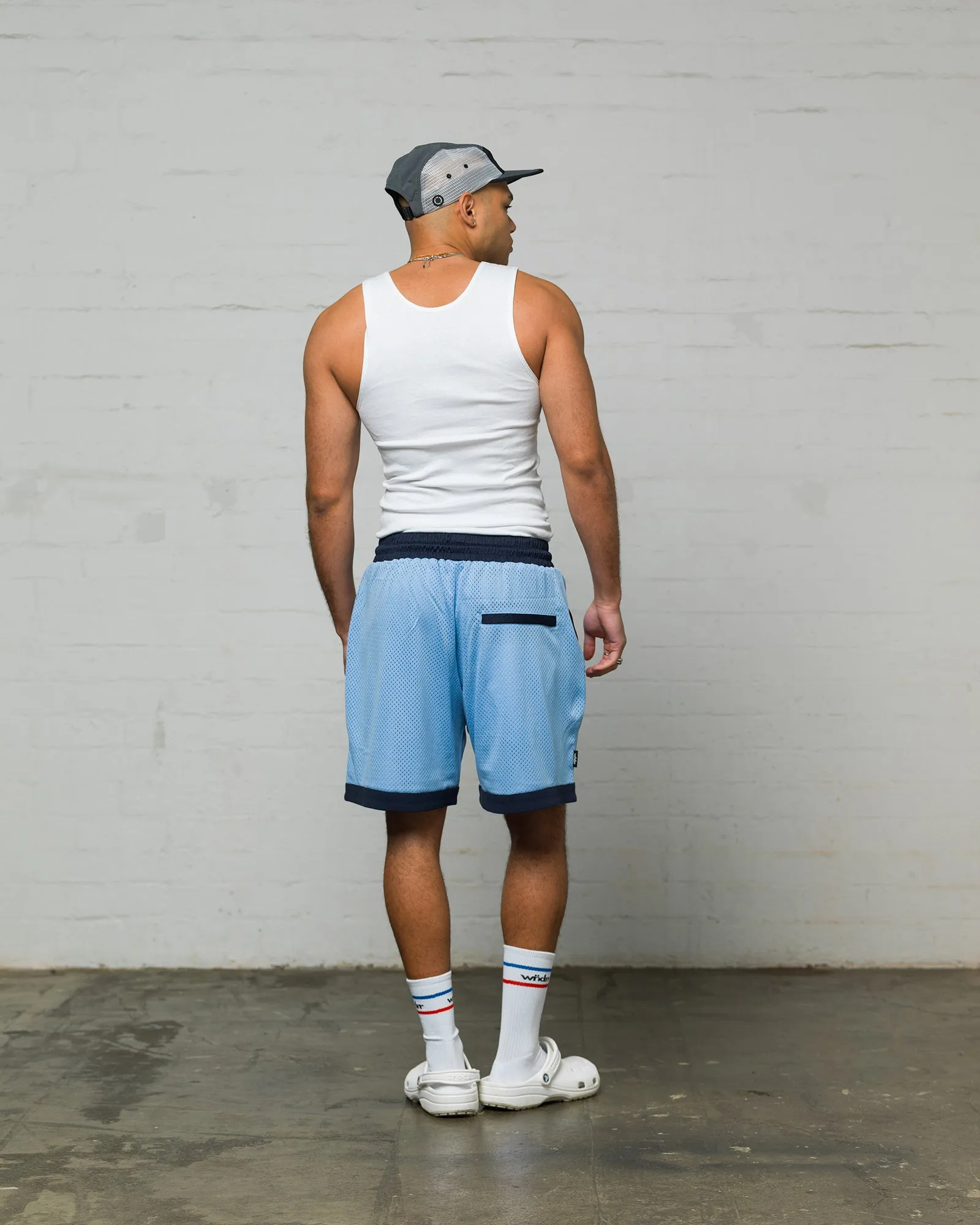 OFFCUT COURT SHORT - AIR BLUE/BLUE