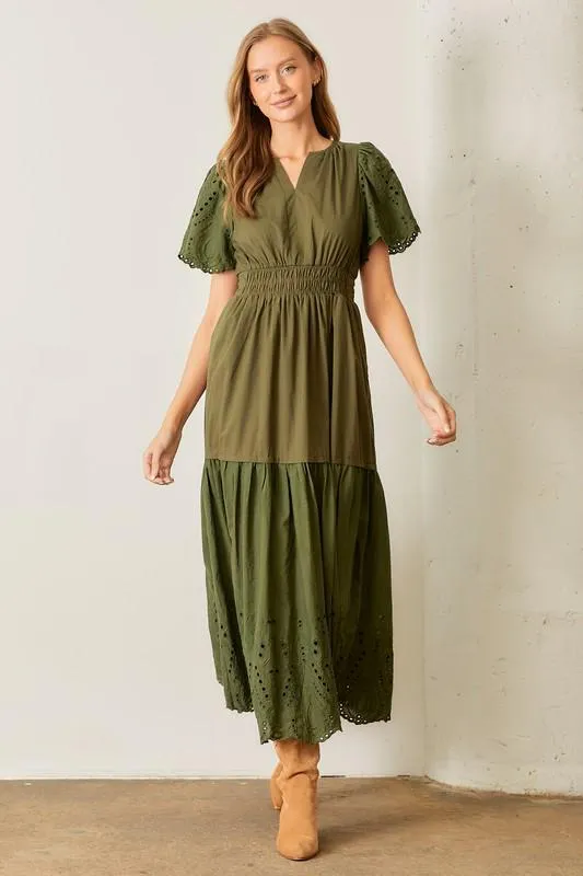 Olive Dream Pocket Maxi Dress
