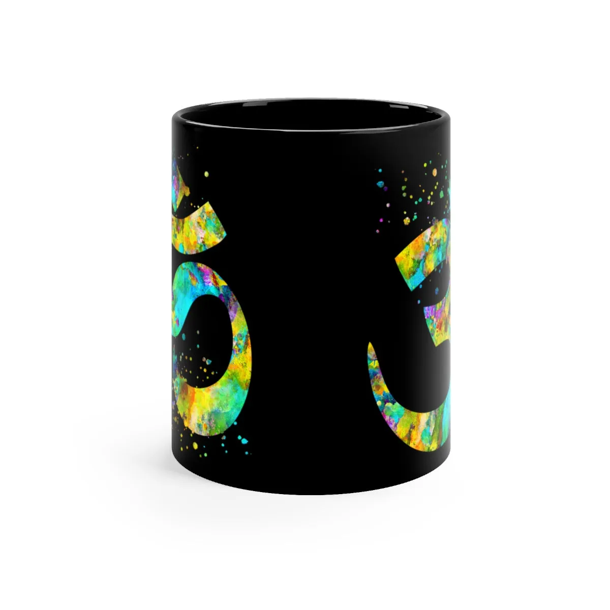 Om Symbol  Black Mug 11oz