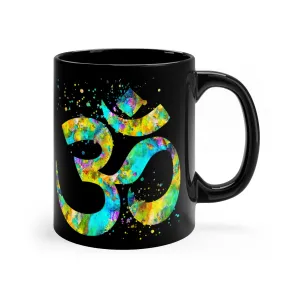 Om Symbol  Black Mug 11oz
