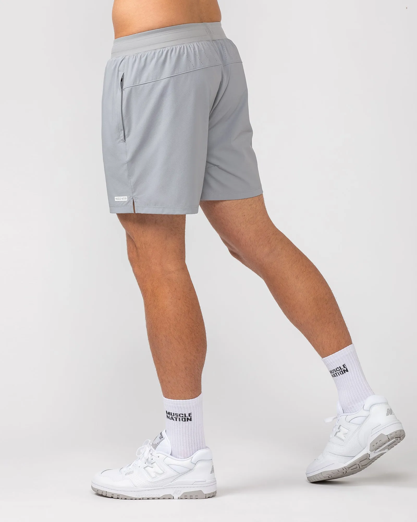 On Repeat Training 5" Shorts - Jet Grey
