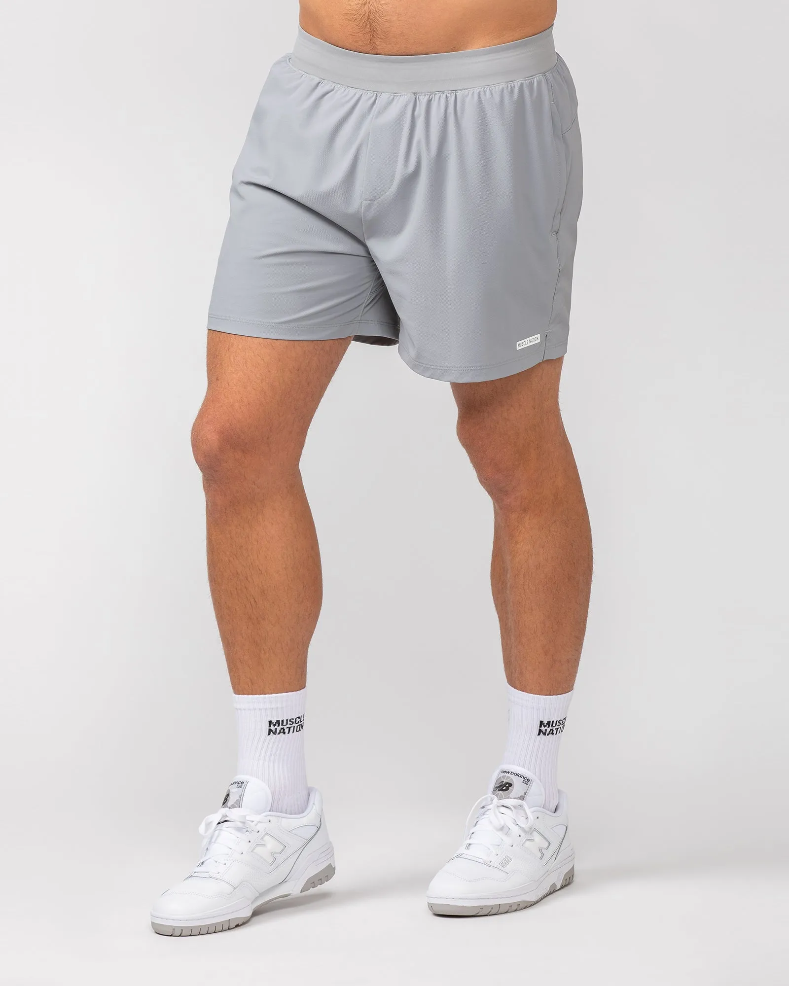 On Repeat Training 5" Shorts - Jet Grey