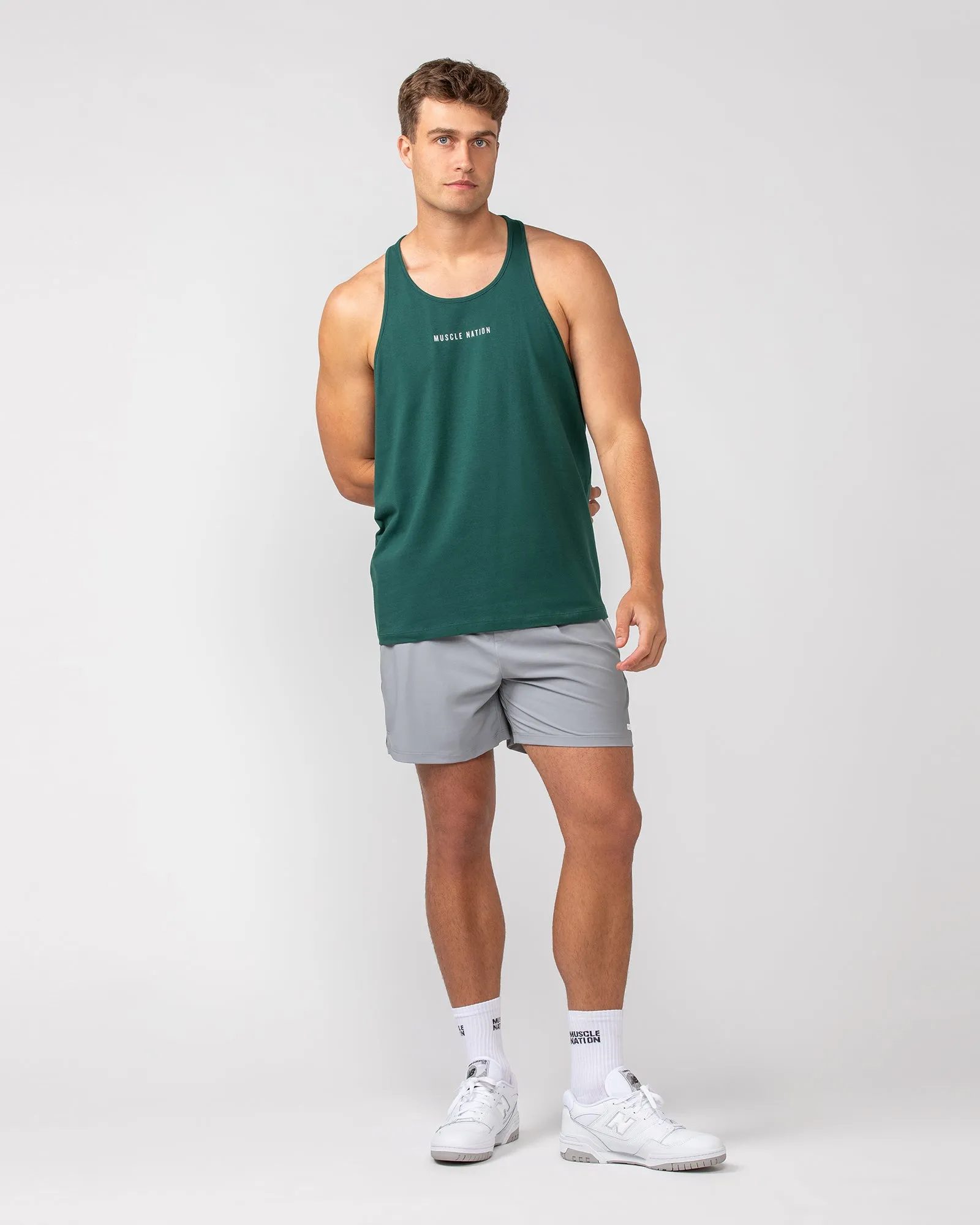 On Repeat Training 5" Shorts - Jet Grey