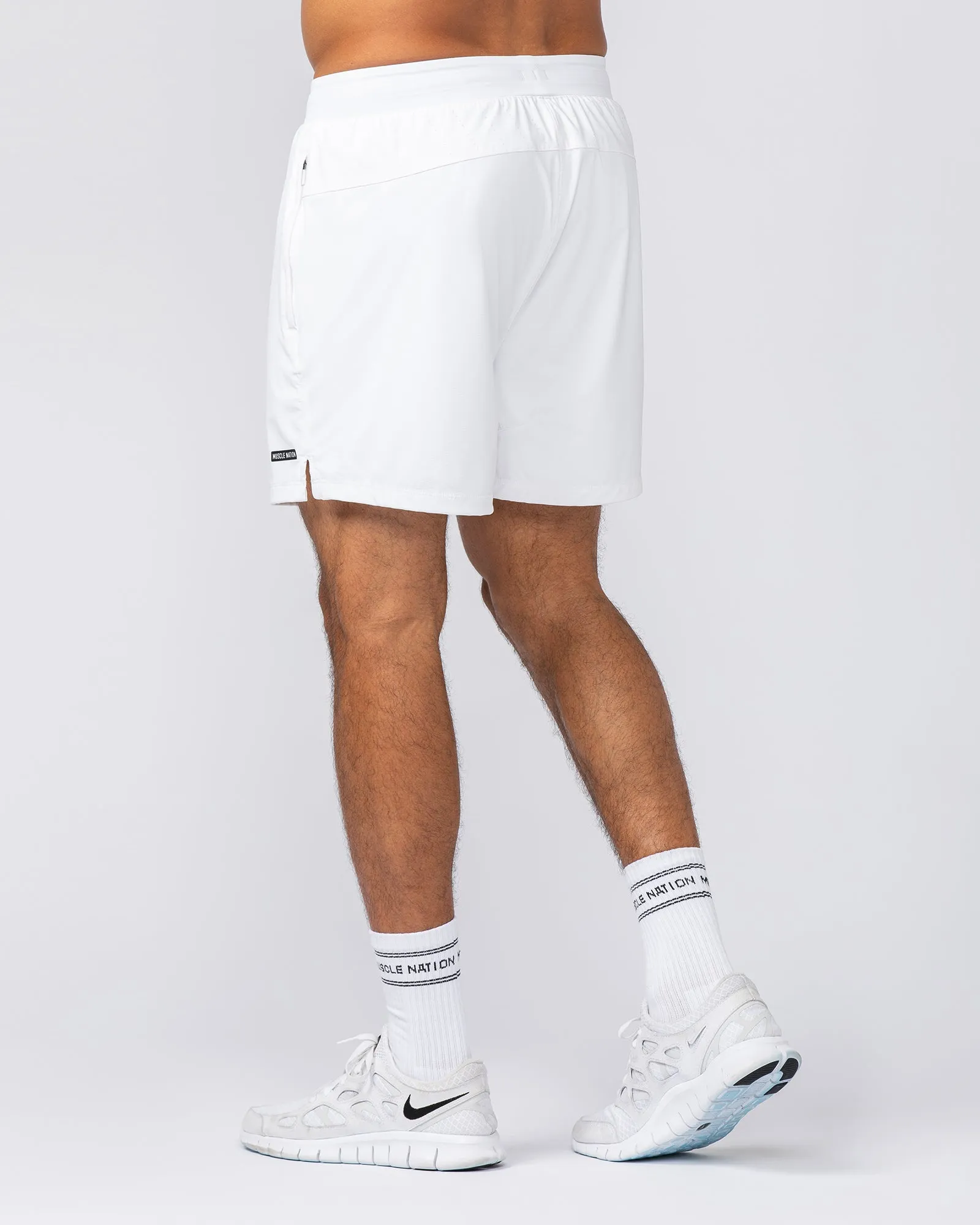 On Repeat Training 5" Shorts - White