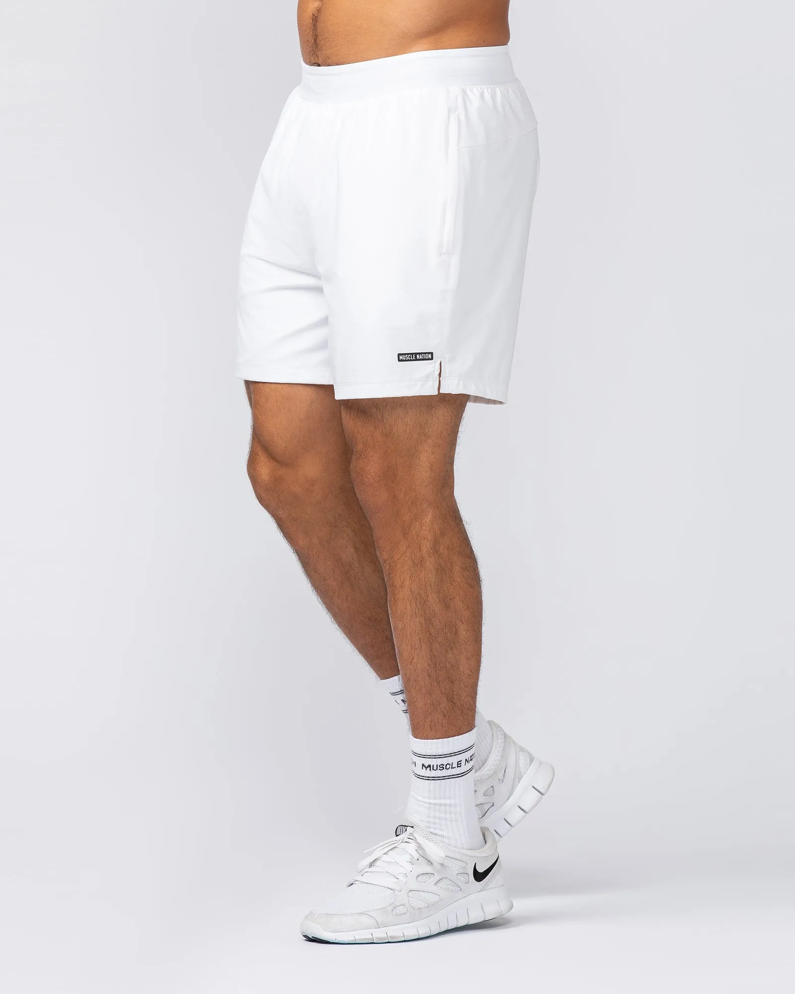 On Repeat Training 5" Shorts - White