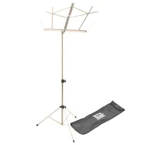 On-Stage Compact Music Stand w/Bag- Nickel