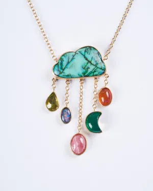 opal cloud necklace
