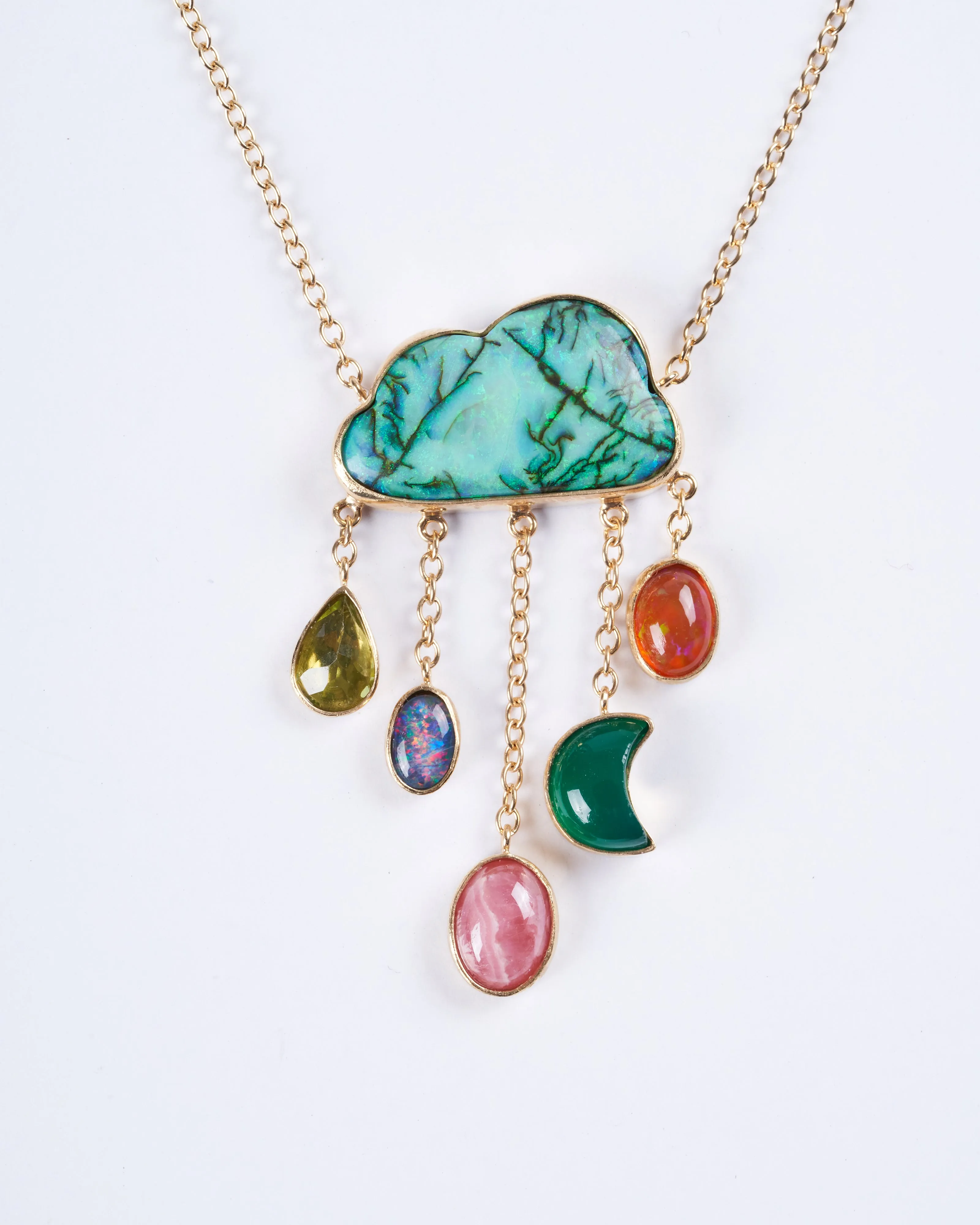 opal cloud necklace