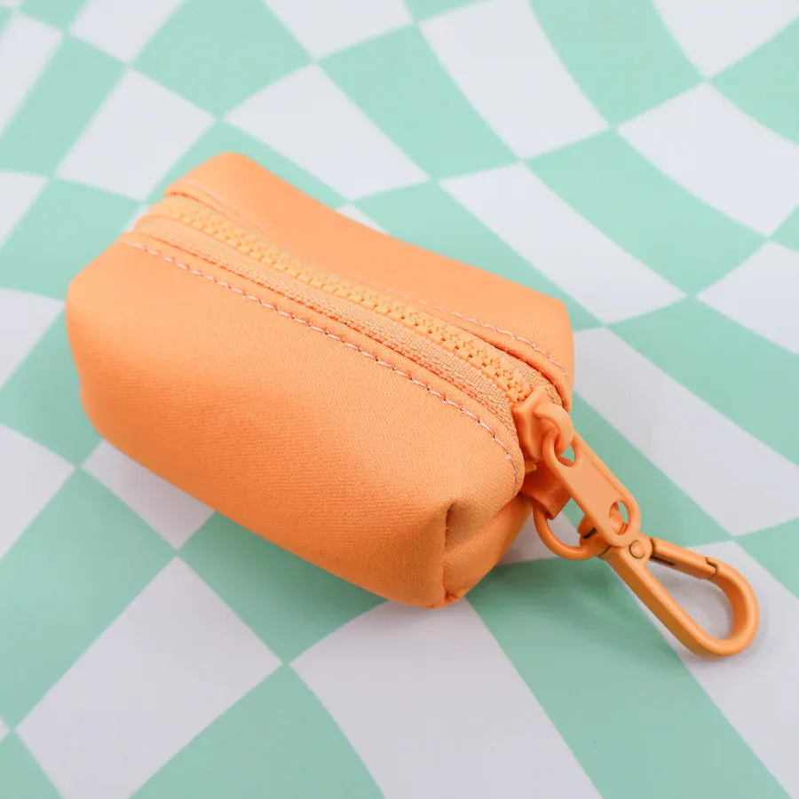 Orange Sherbet Poop Bag Holder