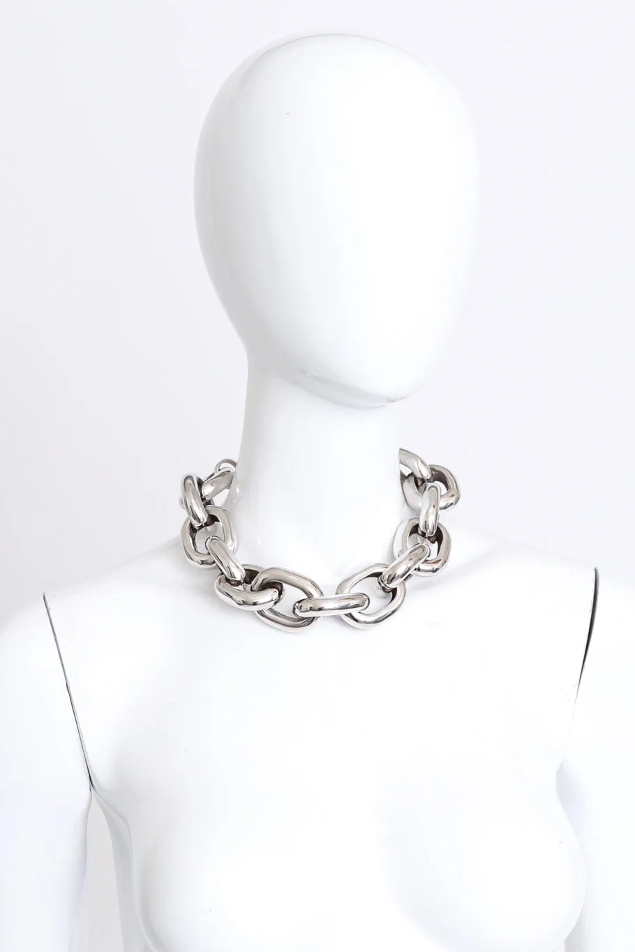 Oversized Cable Chain Collar Necklace
