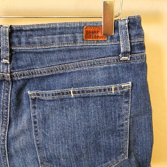 Paige Jimmy Jimmy Rolled Cuff Denim Jean Shorts in Audrey