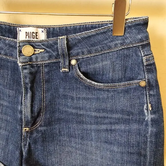 Paige Jimmy Jimmy Rolled Cuff Denim Jean Shorts in Audrey