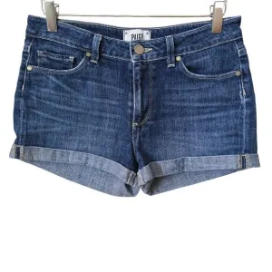 Paige Jimmy Jimmy Rolled Cuff Denim Jean Shorts in Audrey