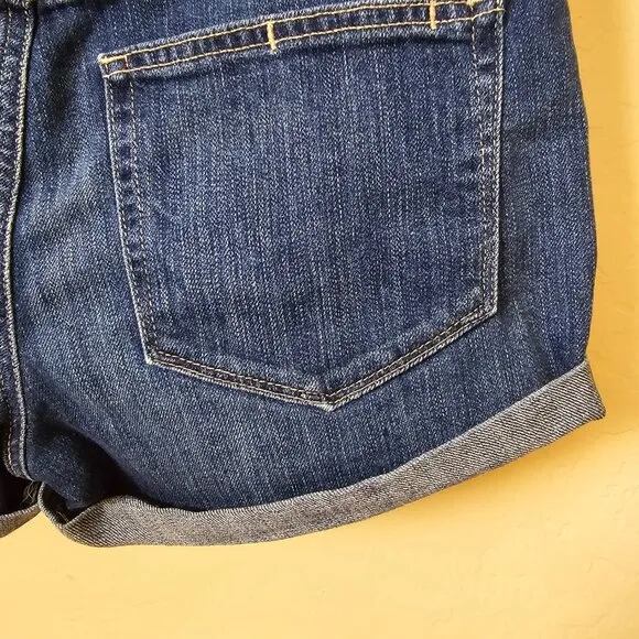 Paige Jimmy Jimmy Rolled Cuff Denim Jean Shorts in Audrey