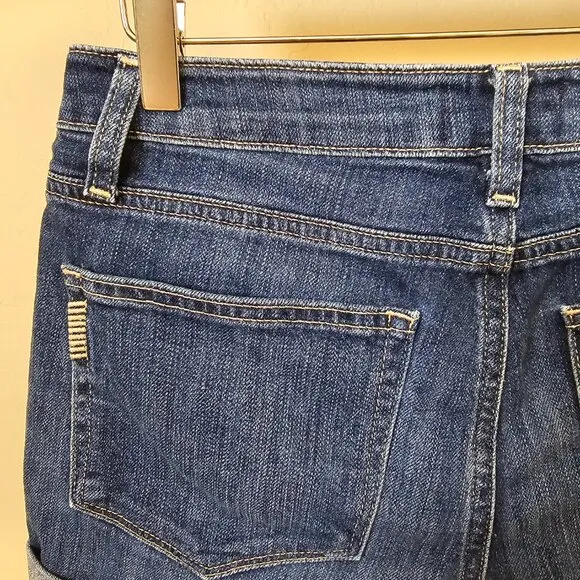 Paige Jimmy Jimmy Rolled Cuff Denim Jean Shorts in Audrey